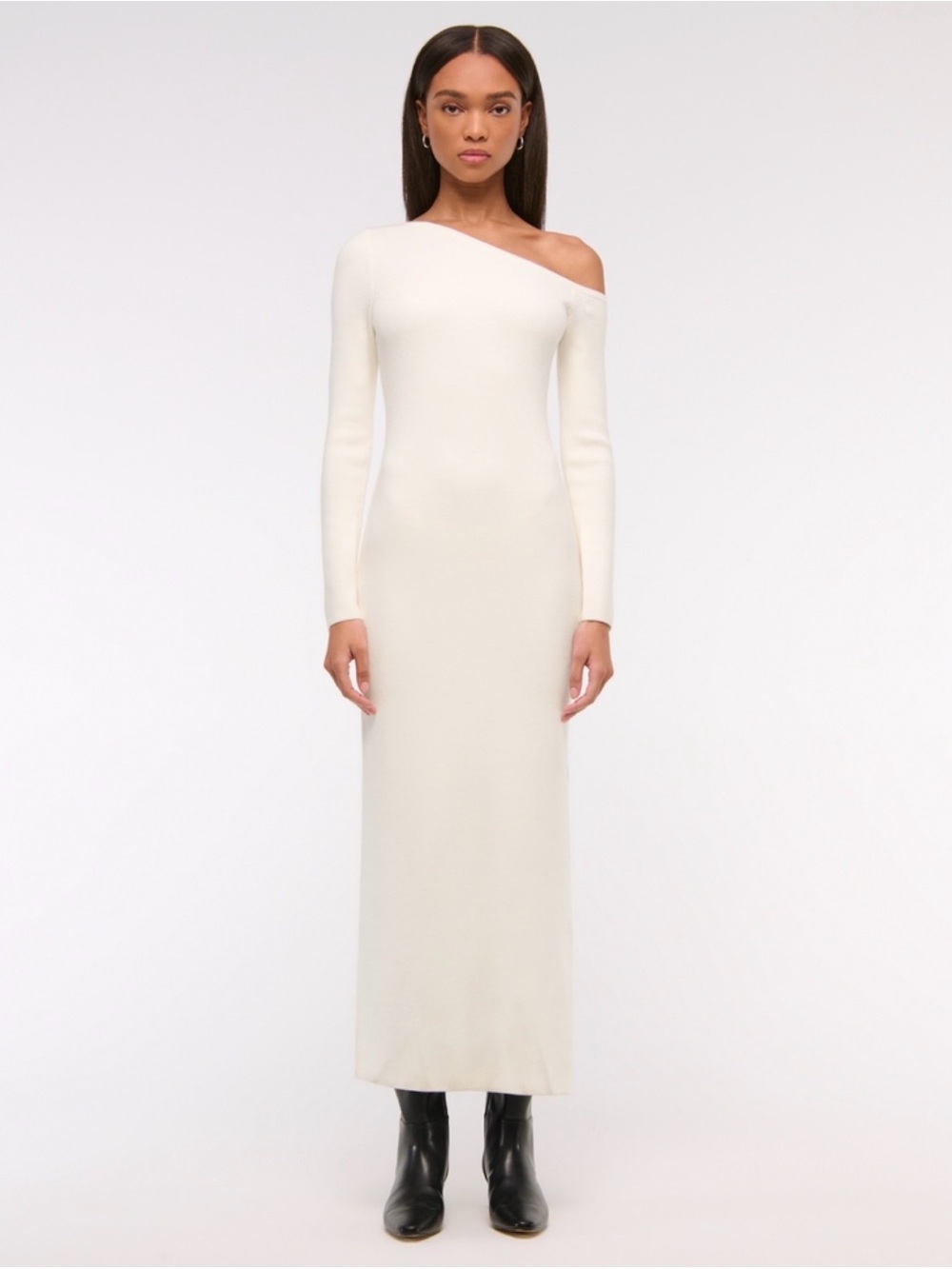 Abercrombie & Fitch One-Shoulder Maxi